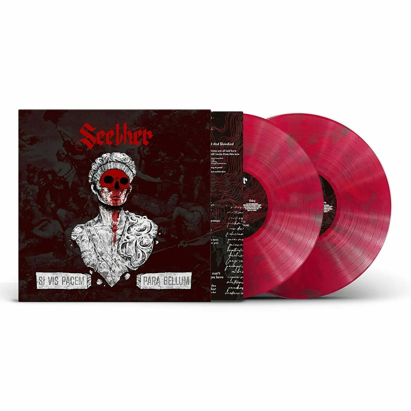 Seether Si Vis Pacem, Para Bellum Red w/ Black Splatter 2XLP (Vinyl)