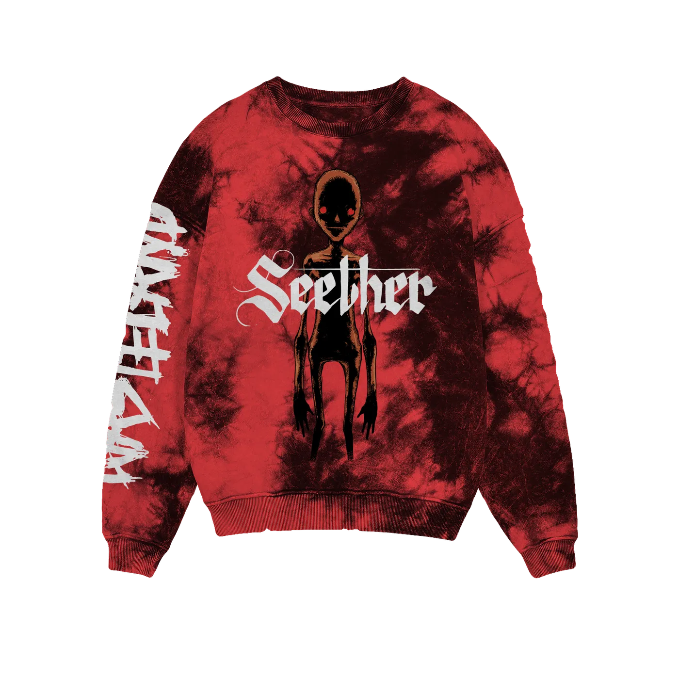 Seether Wasteland Tie Dye Crewneck Sweatshirt