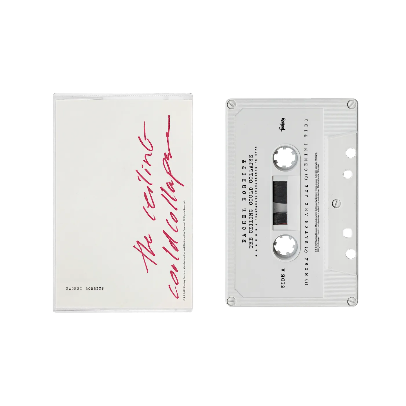 Rachel Bobbitt The Ceiling Could Collapse Cassette