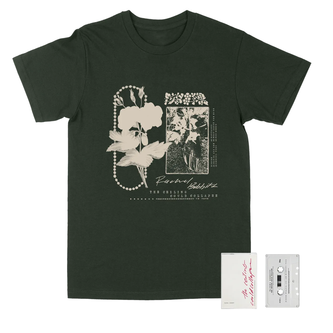 Rachel Bobbitt The Ceiling Could Collapse Cassette + T-Shirt