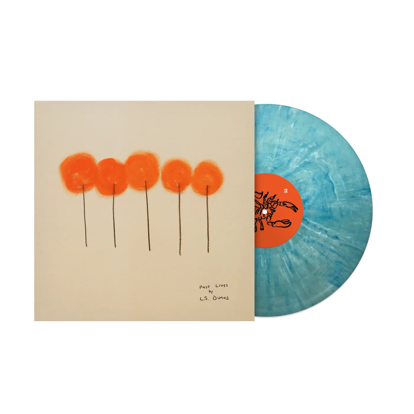 L.S. Dunes Past Lives Blue Marbled Colored Vinyl