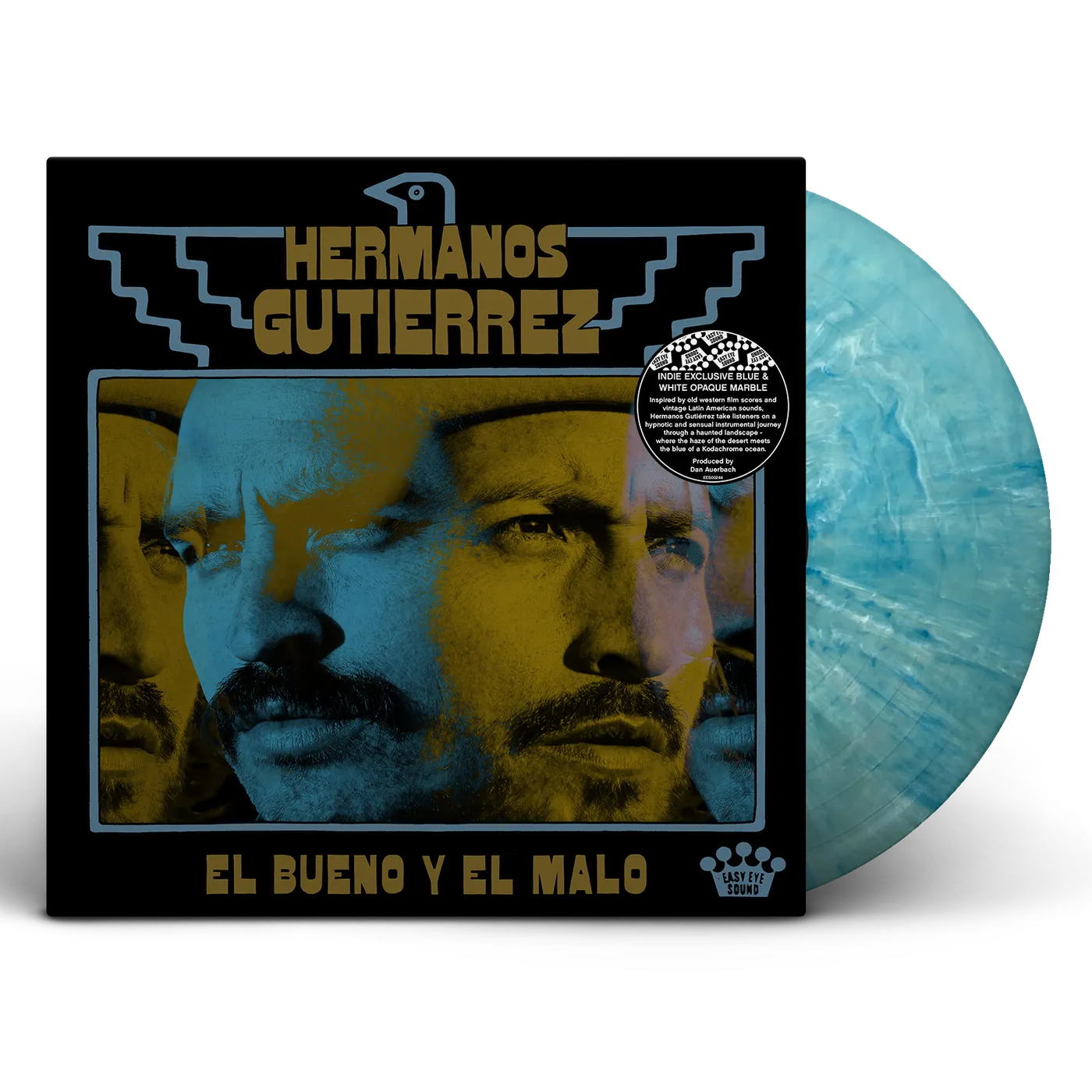 Hermanos Gutiérrez El Bueno Y El Malo [Limited Edition Blue & White Opaque Marble Vinyl]