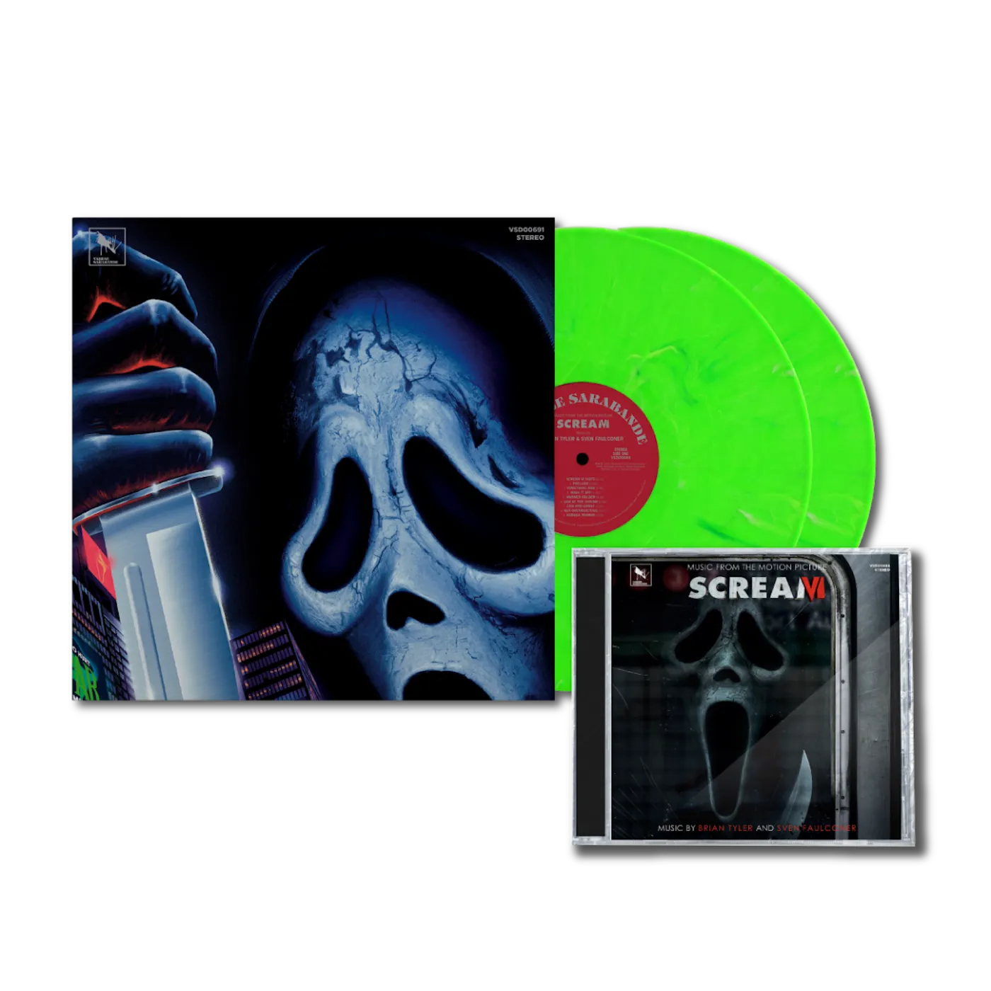 Brian Tyler & Sven Faulconer Scream VI - Music from the Motion Picture 2LP (Varèse Vinyl Club Exclusive - COLOR) + 2-CD Bundle