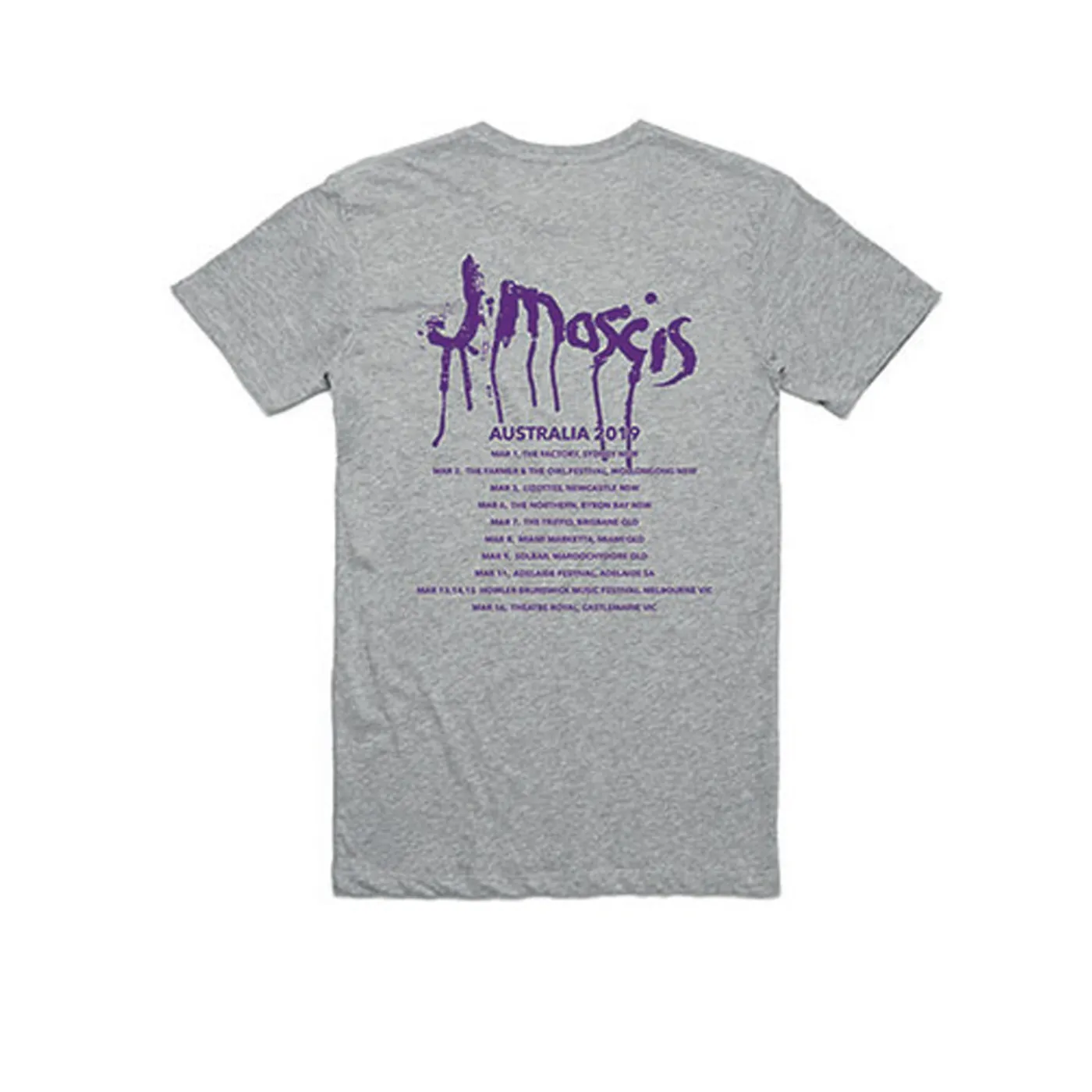 J Mascis Silhoutte Tour Grey Tshirt