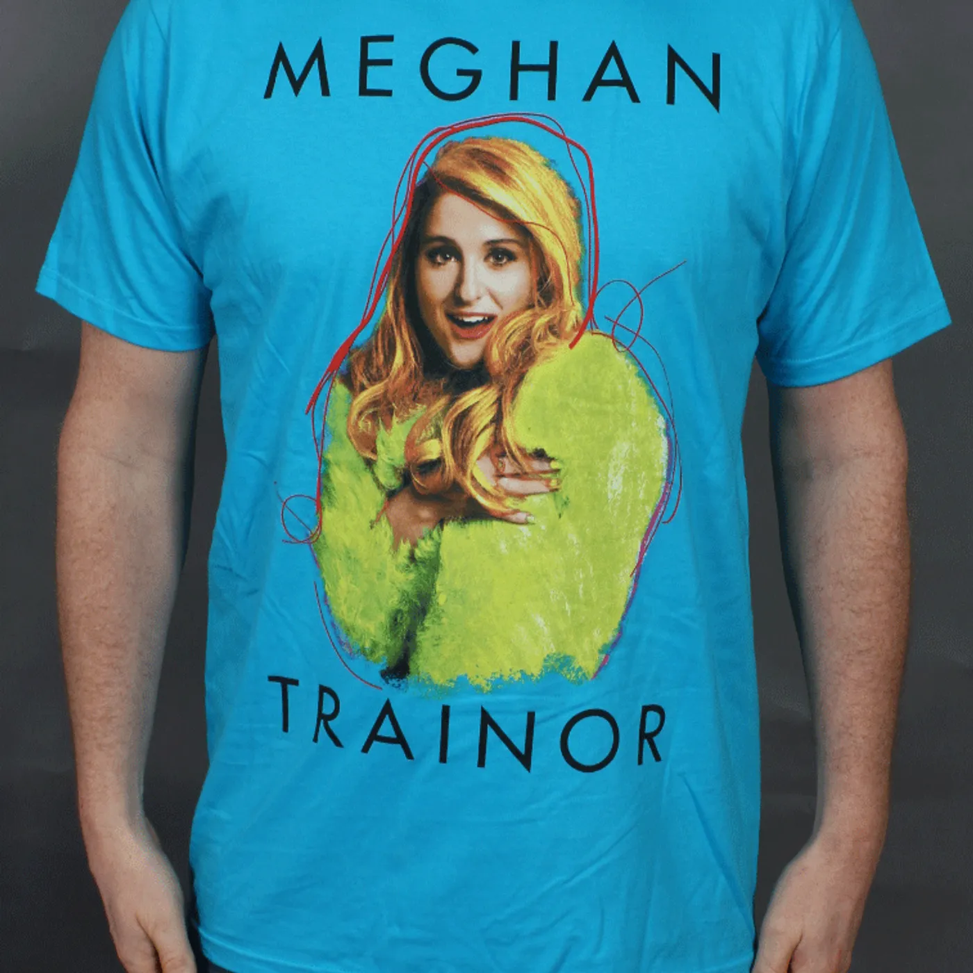Meghan Trainor Title Pose Turquoise Tshirt