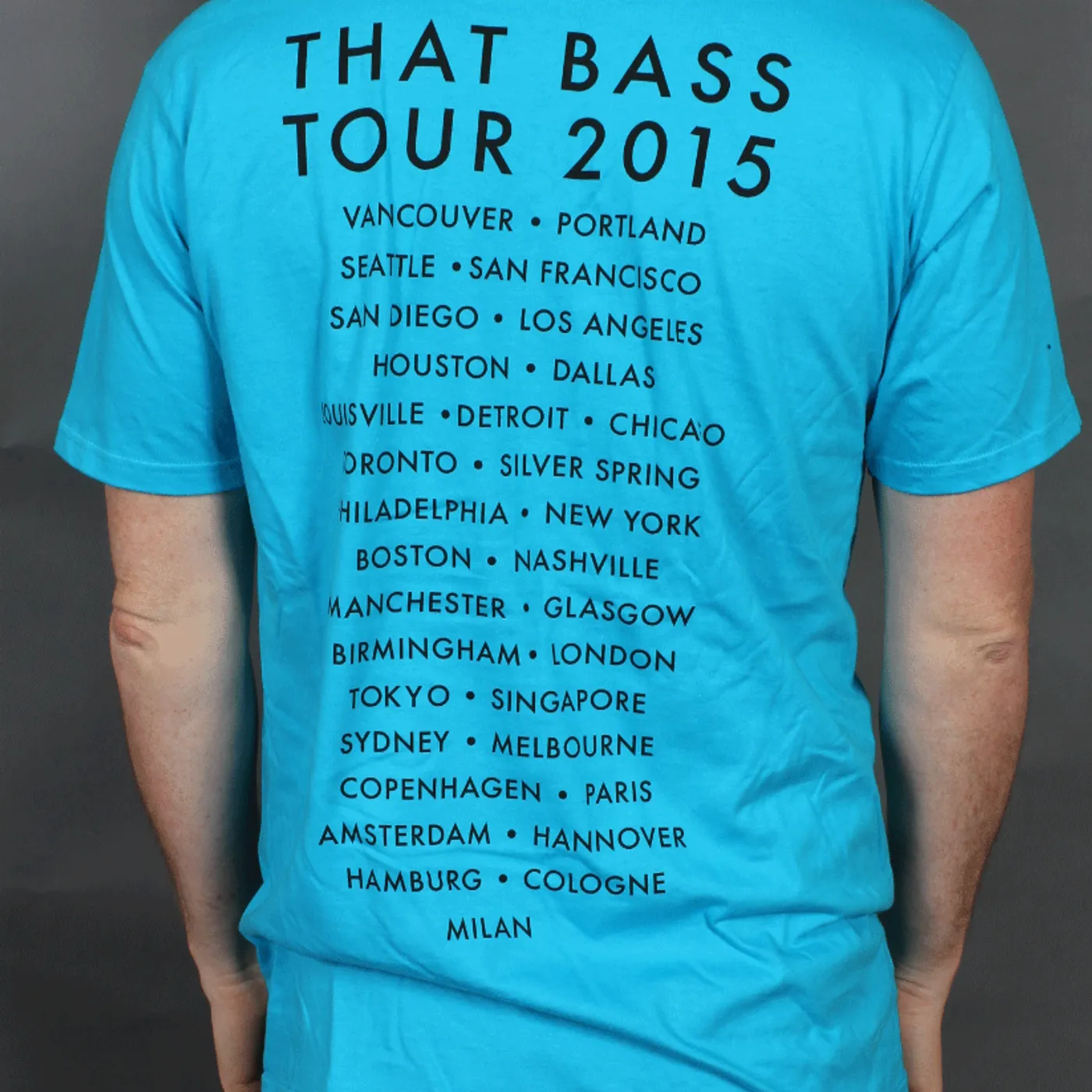 Meghan Trainor Title Pose Turquoise Tshirt