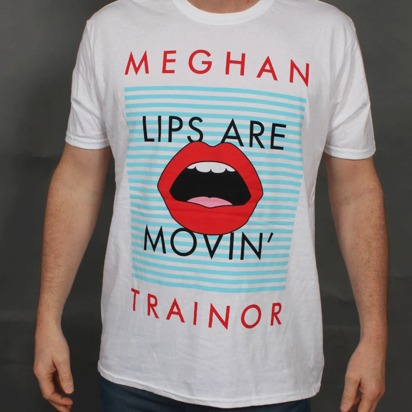 Meghan Trainor Lips Are Movin’ White Tshirt
