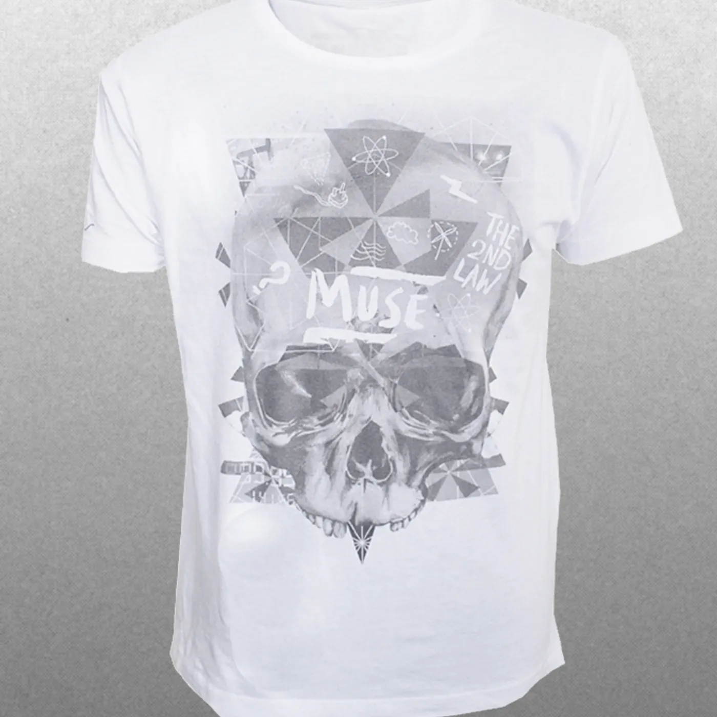 Muse Washed Out White Tshirt