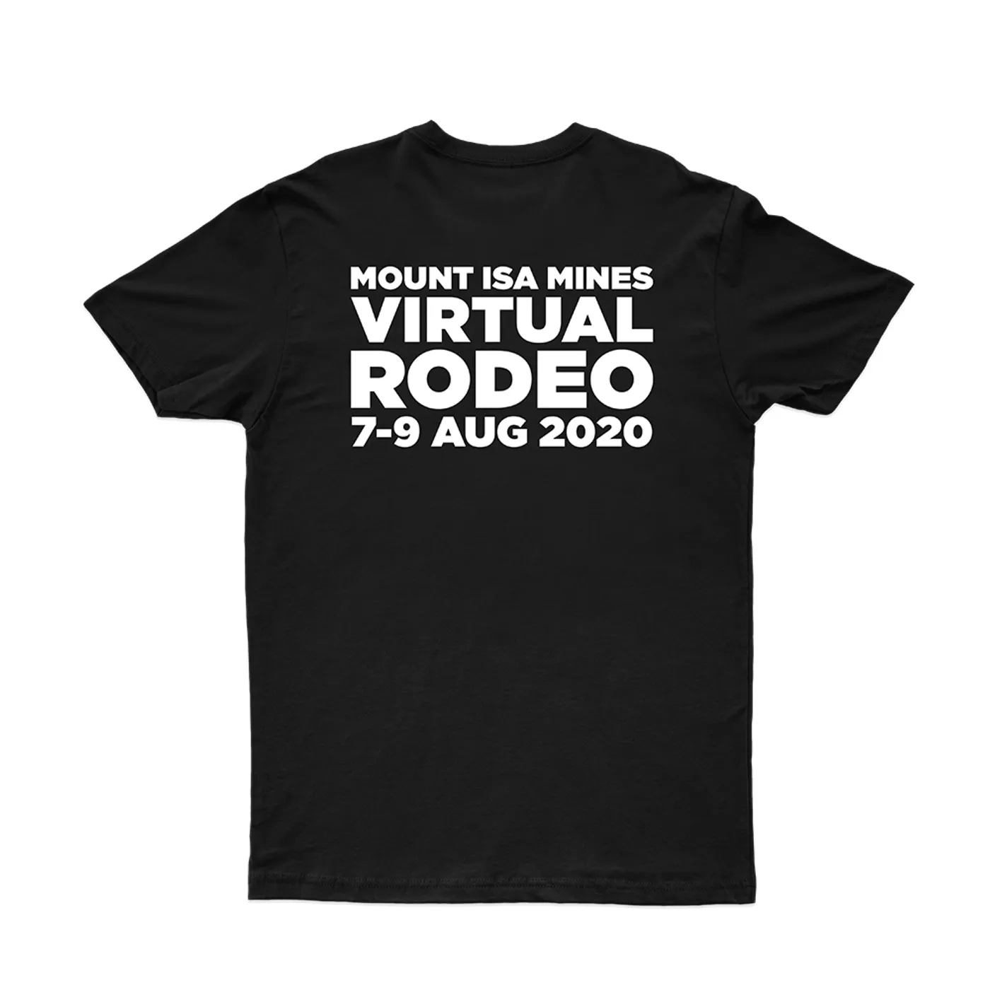 Mount Isa Rodeo Virtual Rodeo Black Tshirt