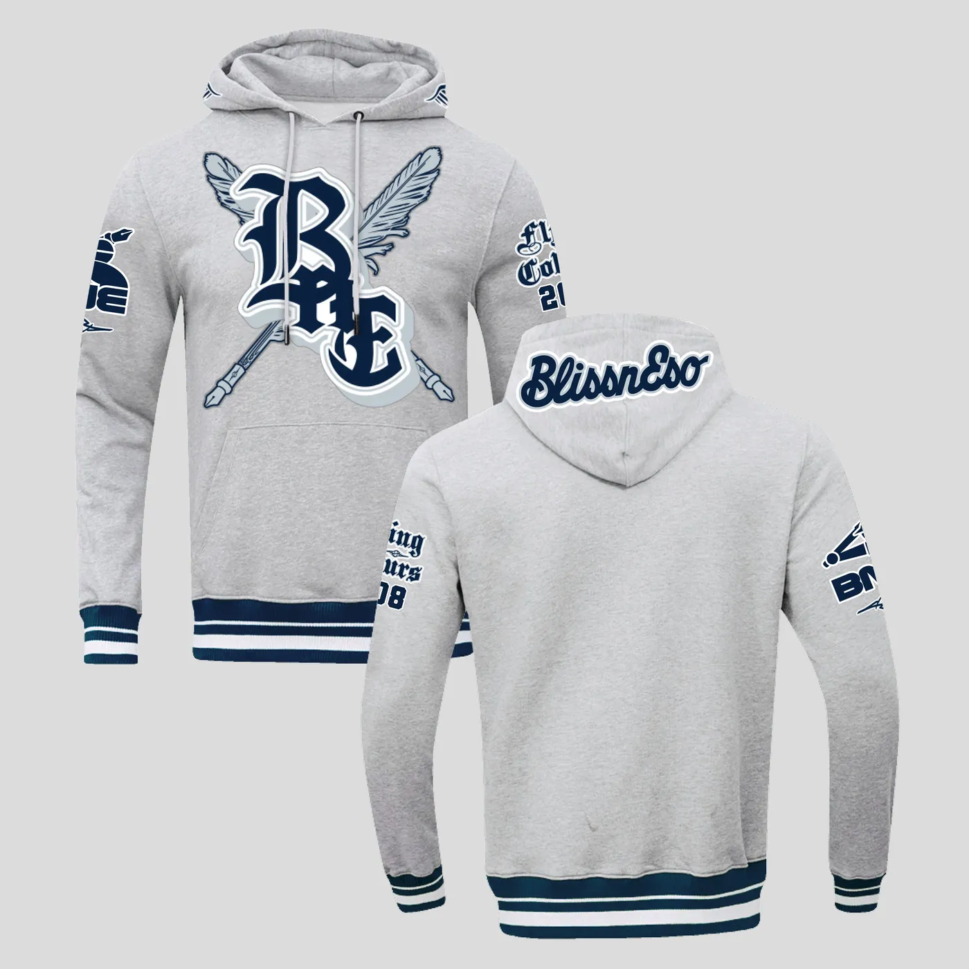 Bliss n Eso Flying Colours 15th Anniversary Limited Edition Grey Tracksuit Set