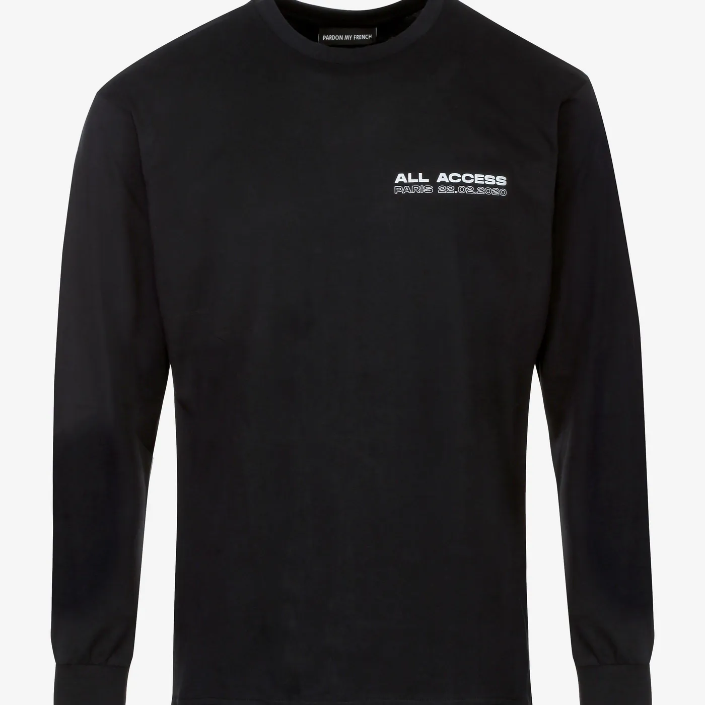 Pardon My French Tshirt Manches Longues Noir All Access Paris Edition Collector
