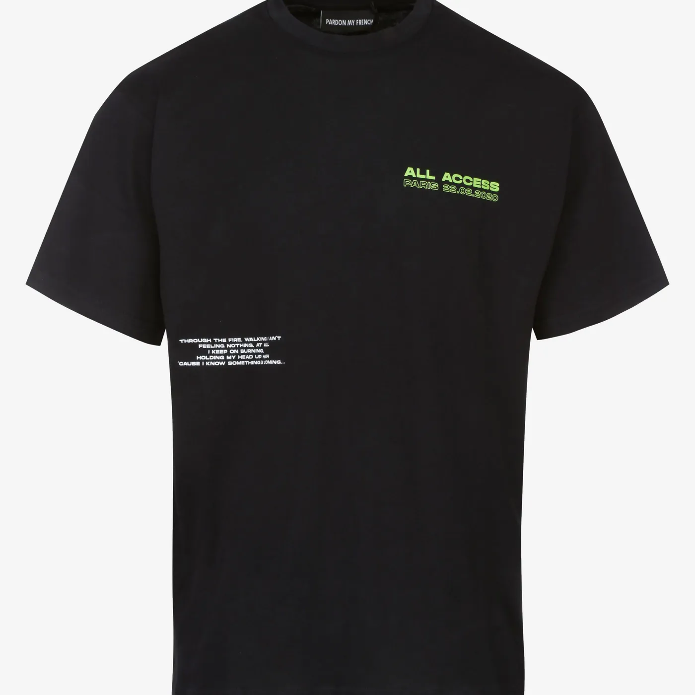 Pardon My French Tshirt All Access noir Paris Edition City of Lights