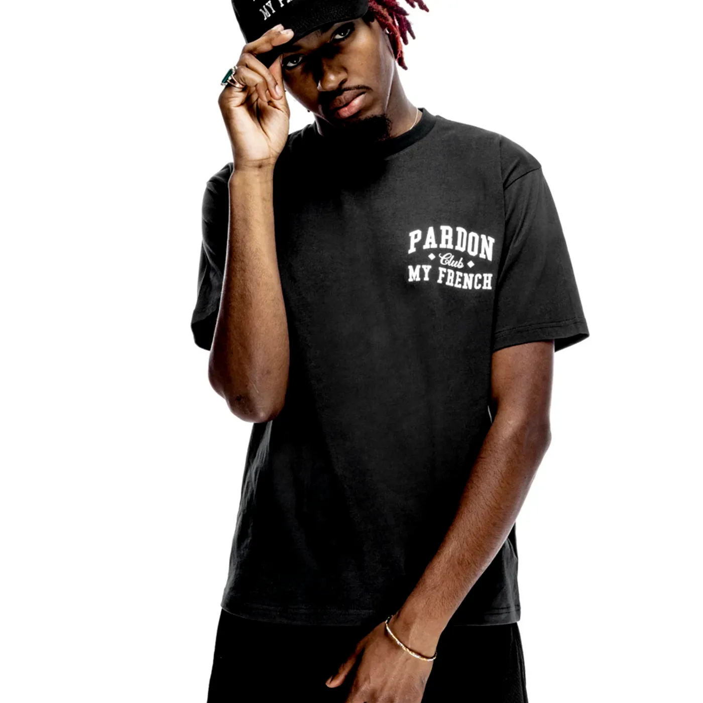 TSHIRT NOIR PARDON MY FRENCH CLUB