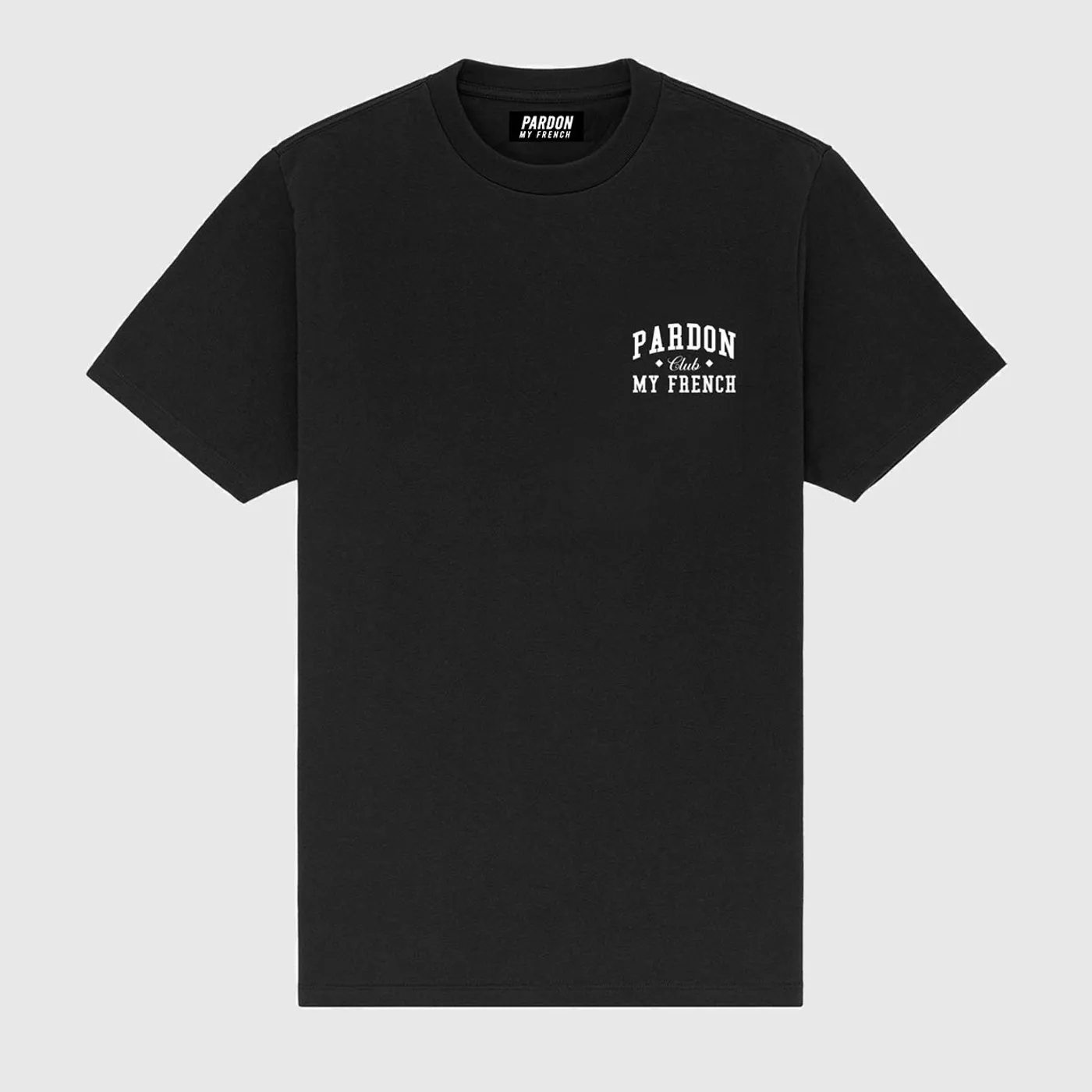 TSHIRT NOIR PARDON MY FRENCH CLUB