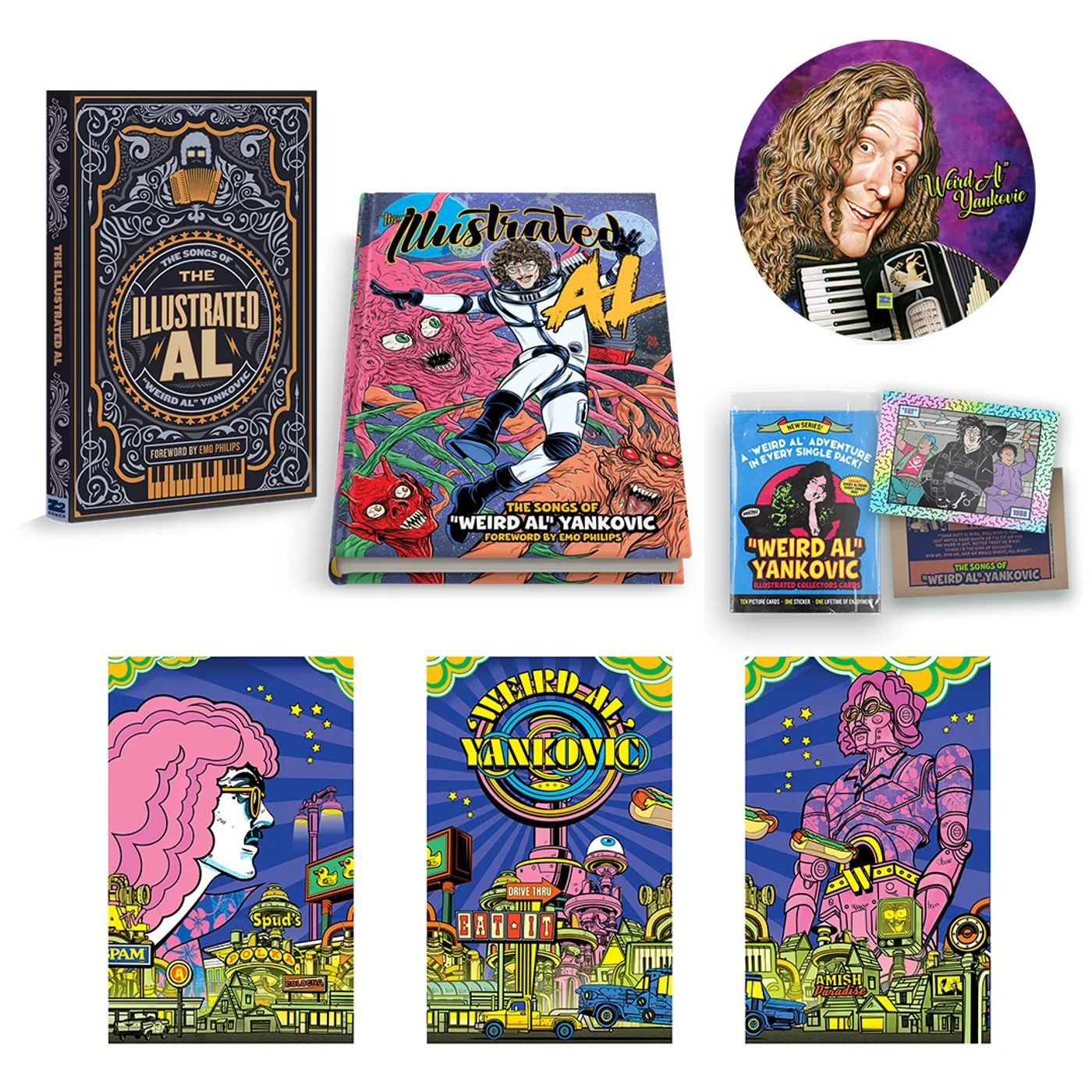 The Illustrated Al: The Songs of “"Weird Al" Yankovic” Yankovic - Deluxe Book