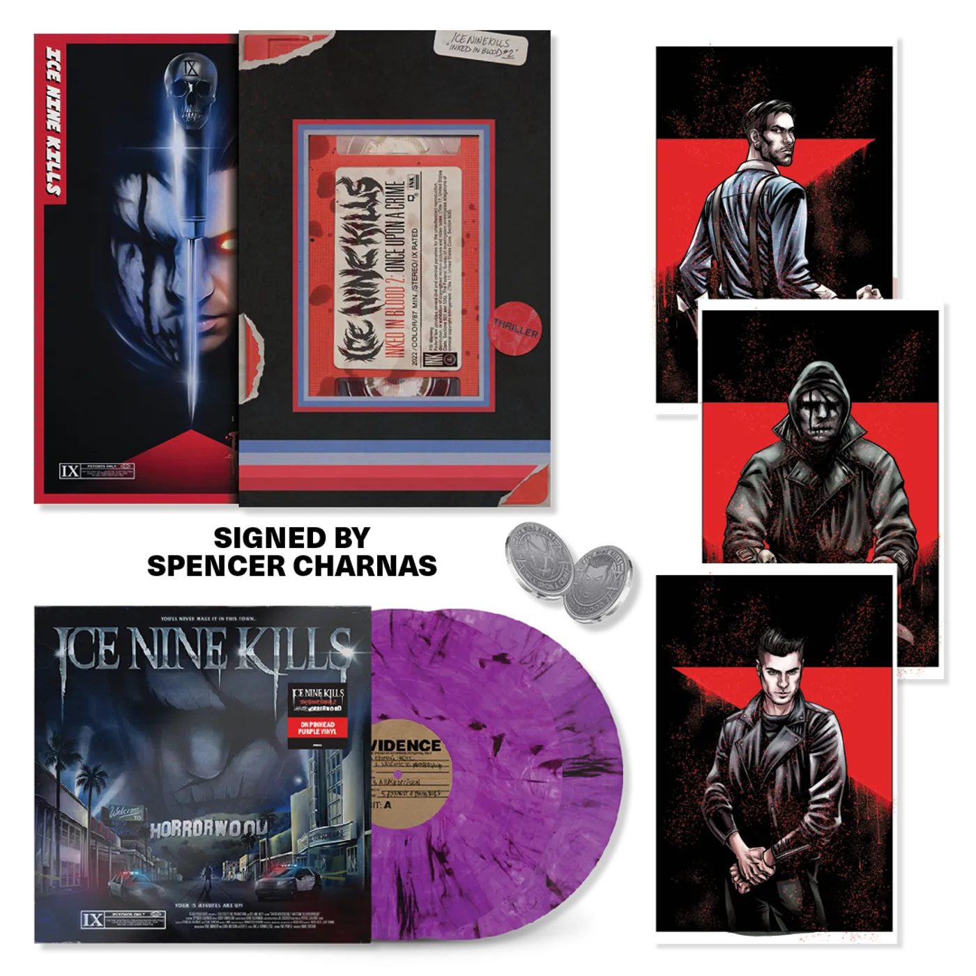 Ice Nine Kills Presents: Inked In Blood 2 - Once Upon a Crime SIGNED Platinum Edition