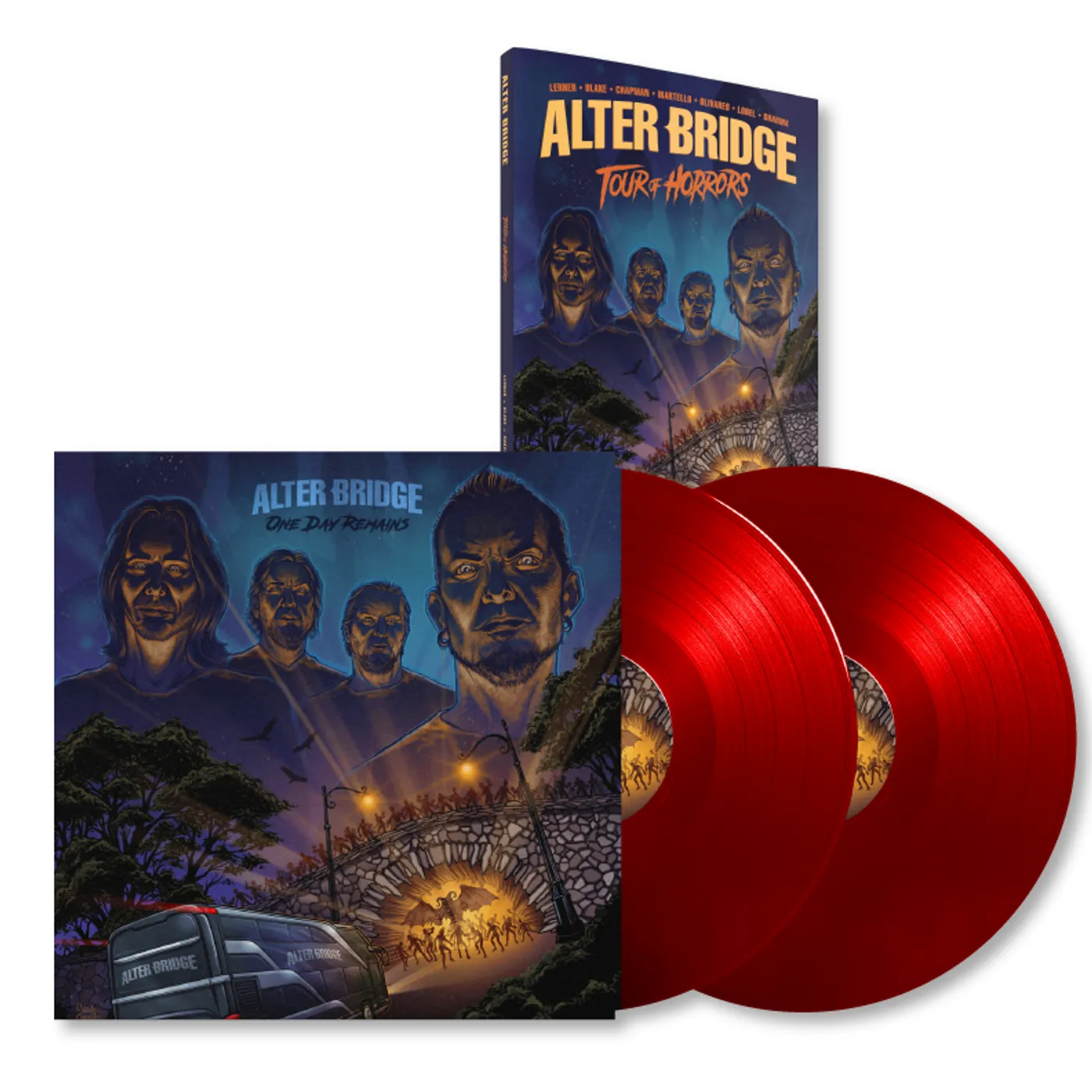 Alter Bridge: 'One Day Remains' in Red Colorway Vinyl + Softcover Book