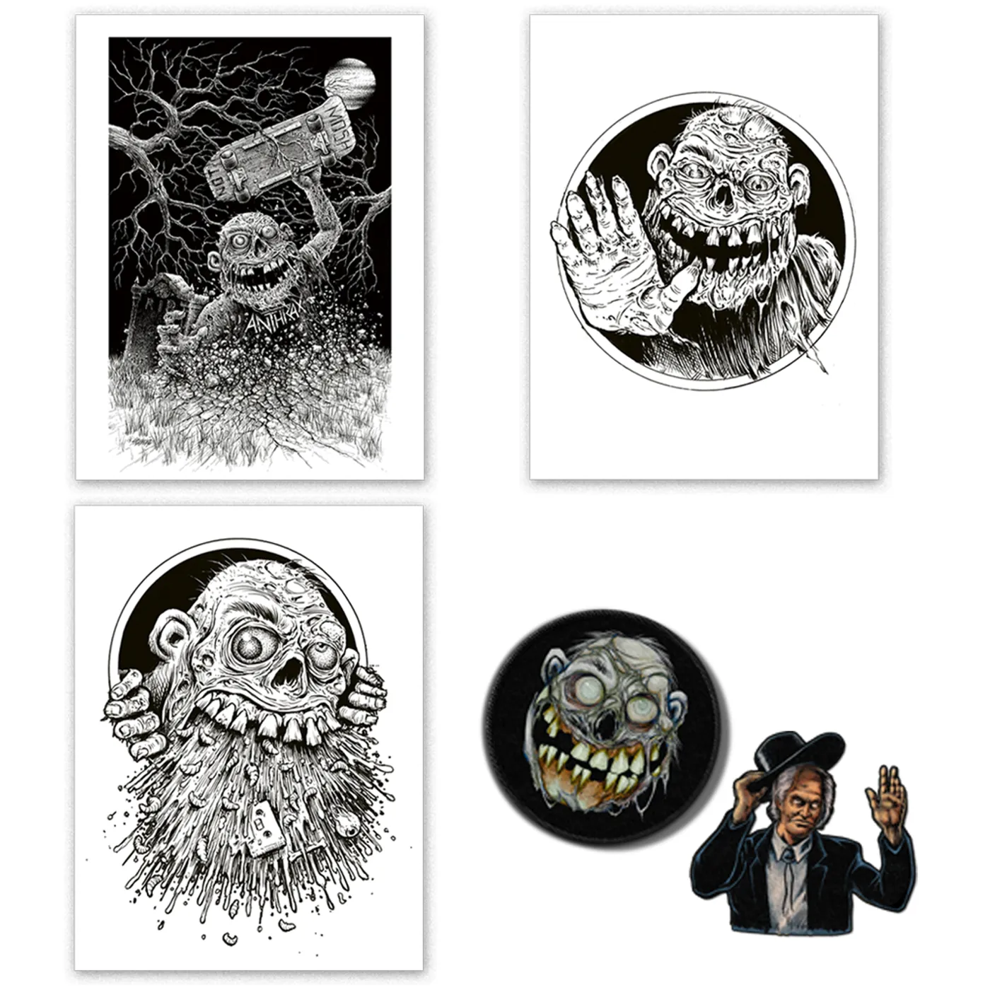 Anthrax: Among The Living - Sawblade 3-Print Set (Limited to 100)