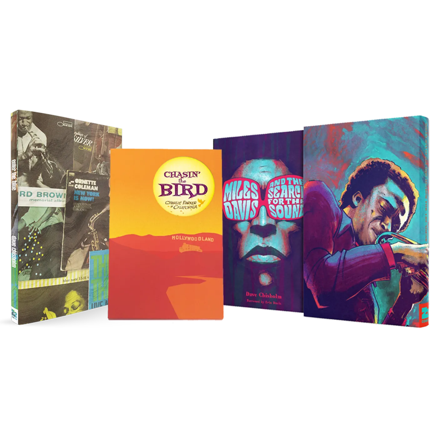 Charlie Parker Dave Chisholm 3-Book Deluxe Bundle: Miles Davis, Blue Note Records & Charlie Paker