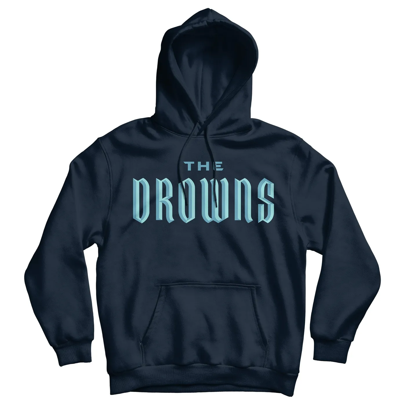 The Drowns - Team Colors - Blue on Navy - Hooded Sweatshirt