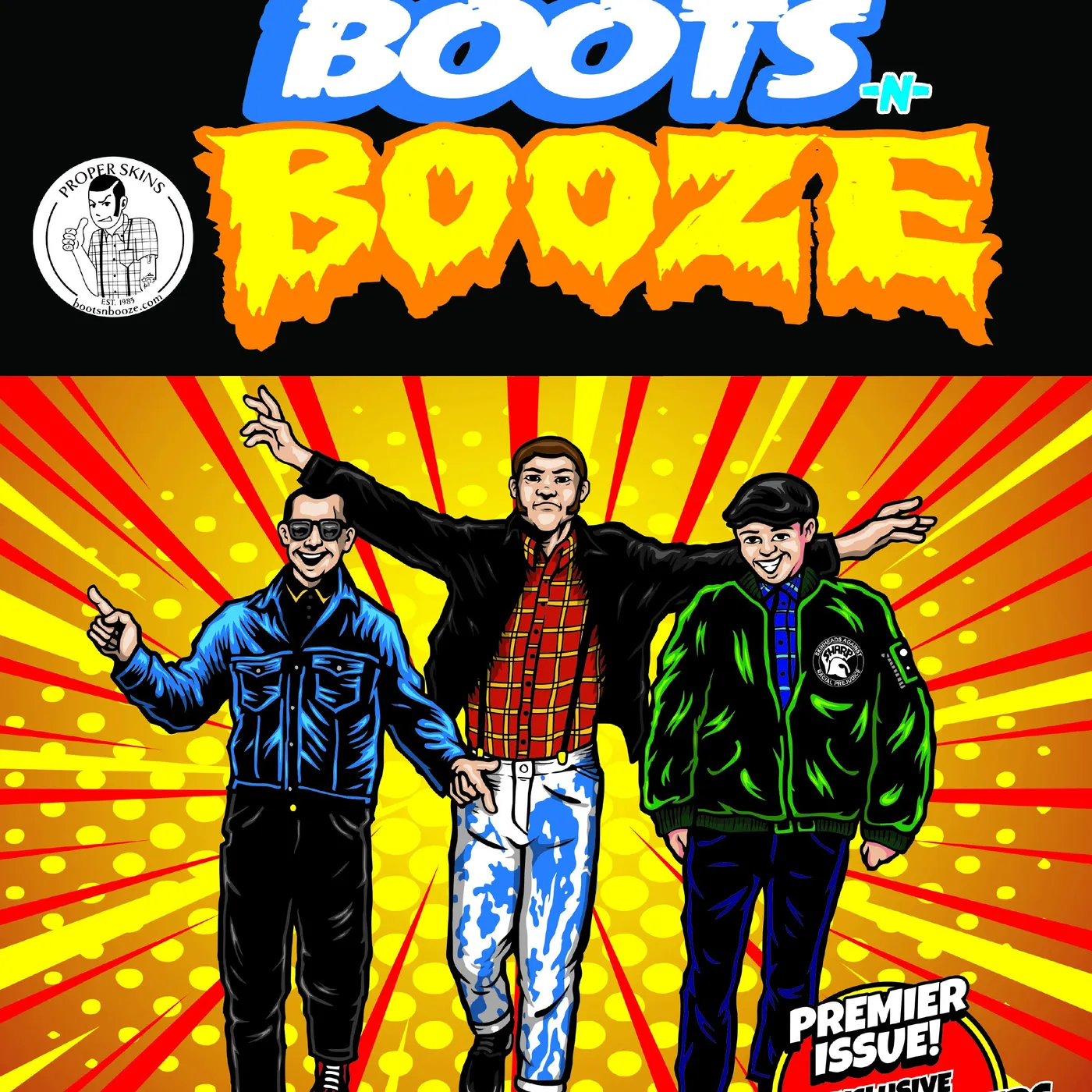 Pirates Press Records BOOTSnBOOZE - comic w/ 7" (Vinyl)