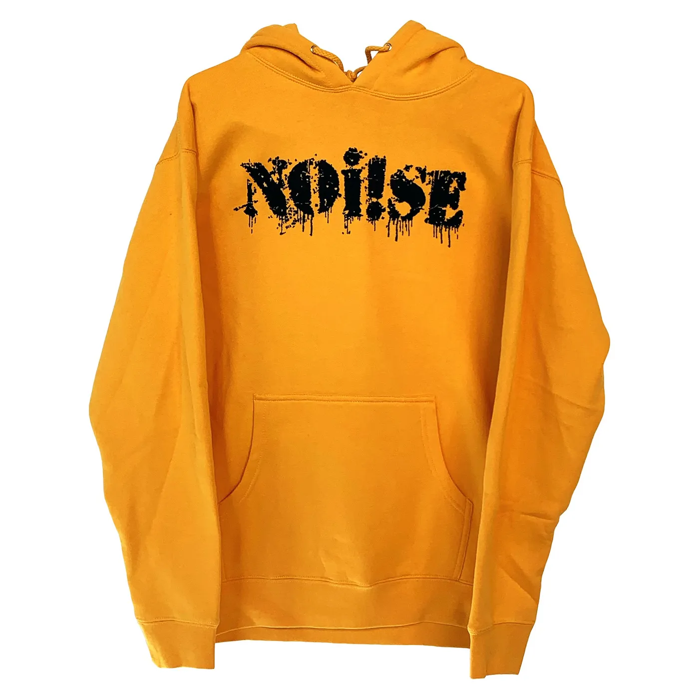 NOi!SE - Logo - Black On Yellow - Hooded Sweatshirt