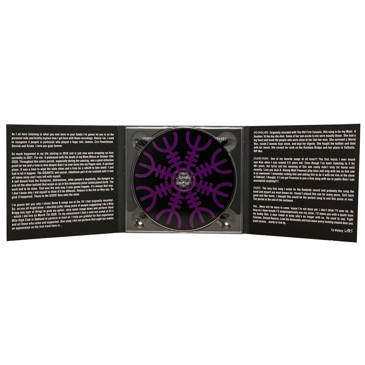 Lars Frederiksen and the Bastards - To Victory 12" EP / CD / Cassette