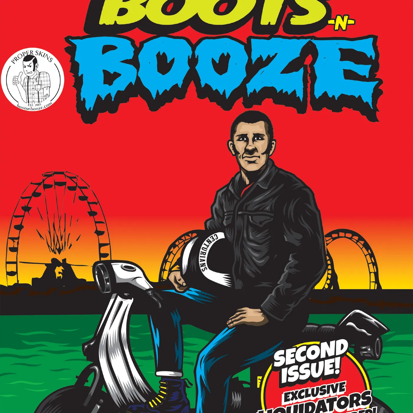 BOOTSnBOOZE #2 - comic w/ 7"