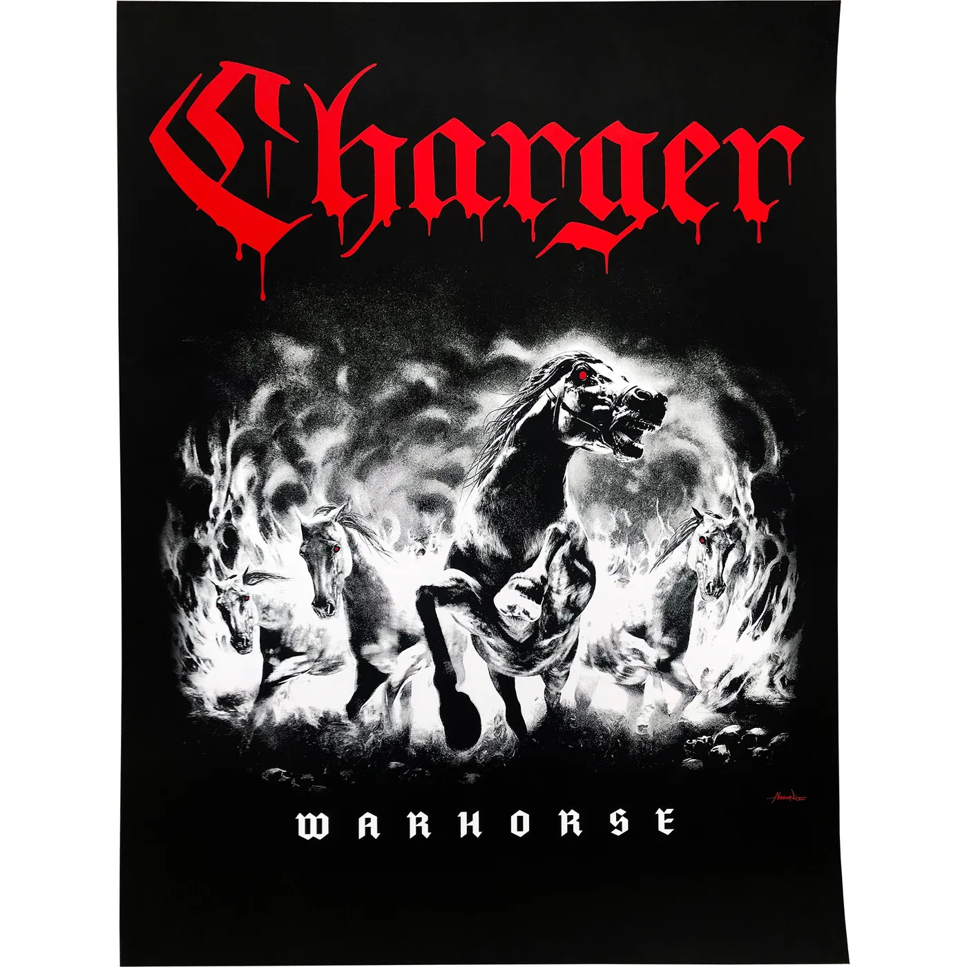 Charger - Warhorse - Silkscreened - Poster - 18"x24"