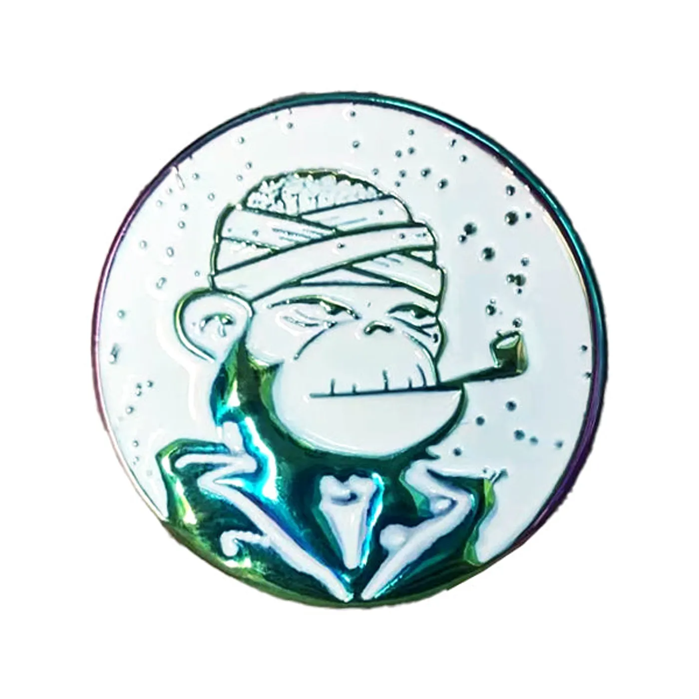 DeeCRACKS - Ape Logo - 1.25" Enamel Pin