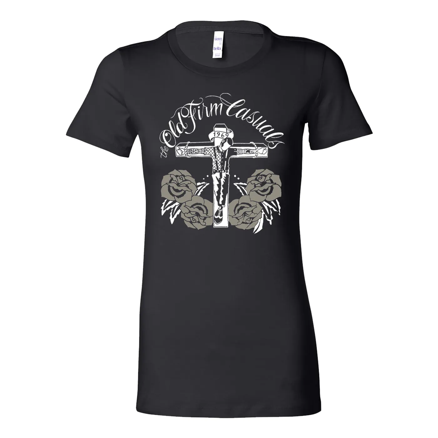 The Old Firm Casuals - Crucified - Silver Roses - T-Shirt - Fitted