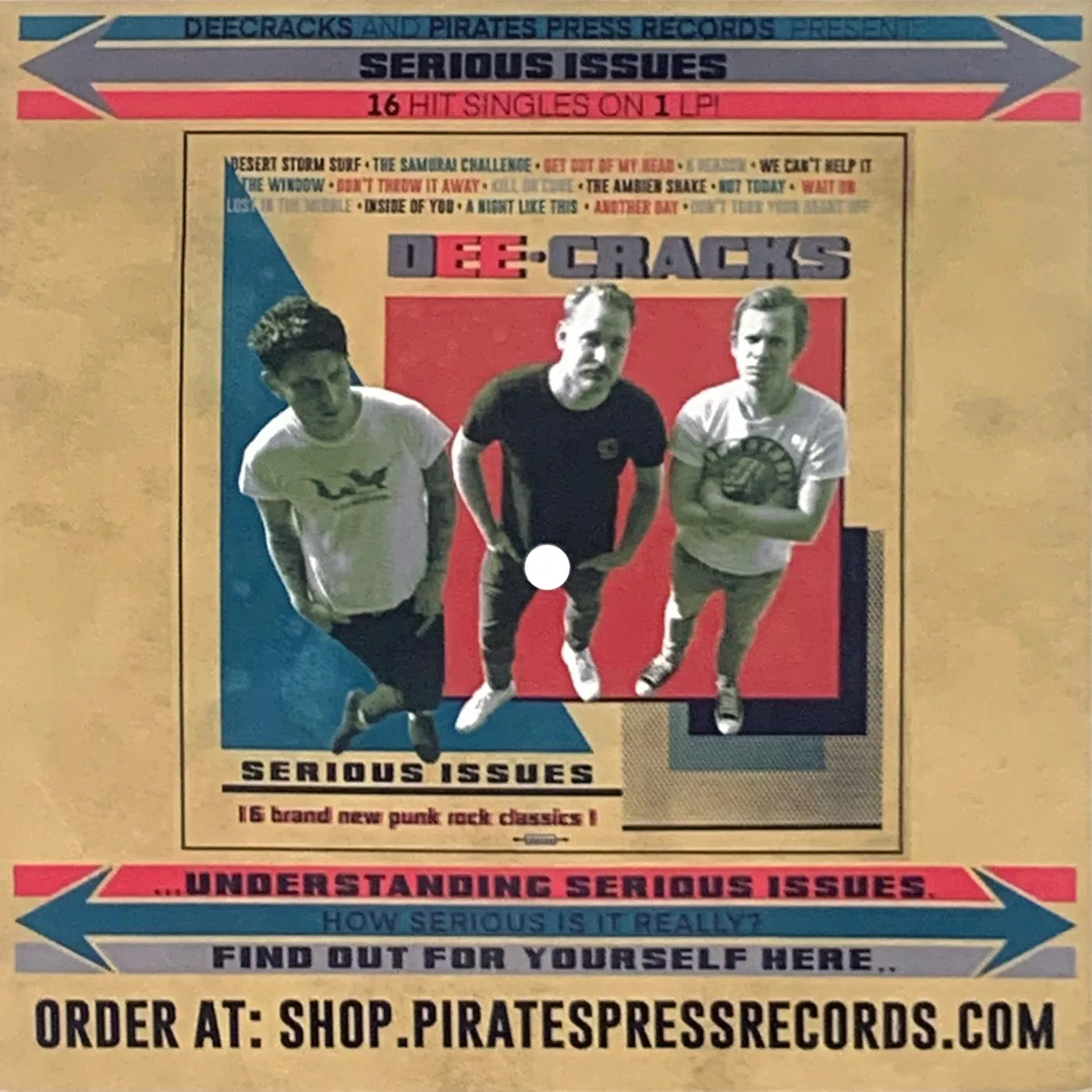 DeeCRACKS - Get Out Of My Head Postcard Flexi