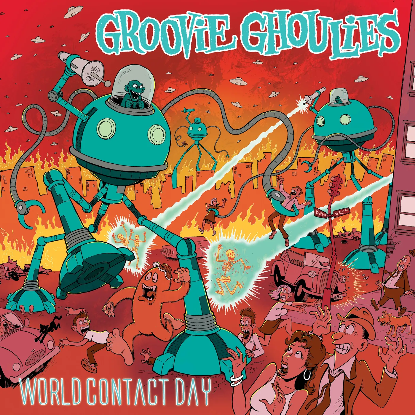 Groovie Ghoulies - World Contact Day LP (Vinyl)