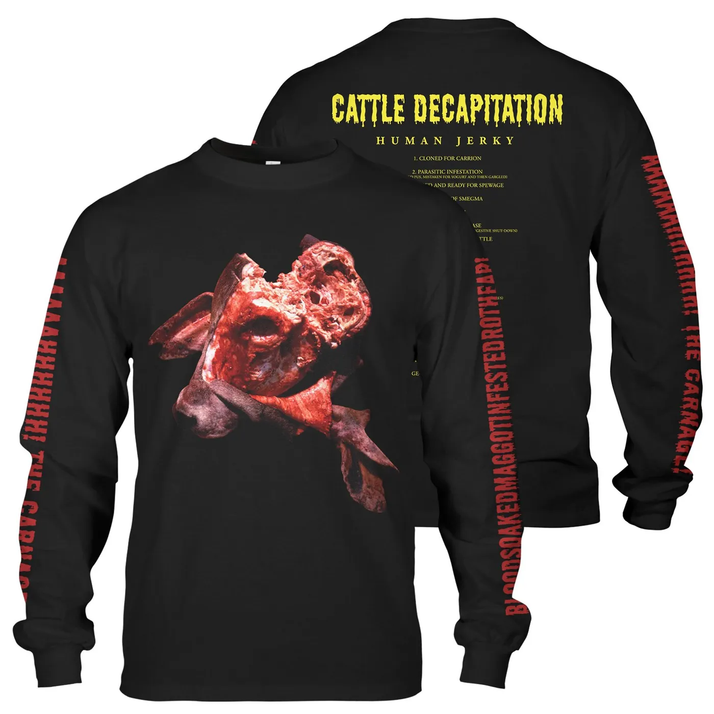 Cattle Decapitation "Human Jerky" Longsleeve