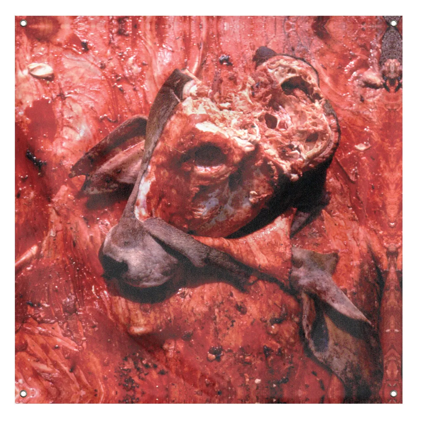 Cattle Decapitation "Human Jerky" Flag