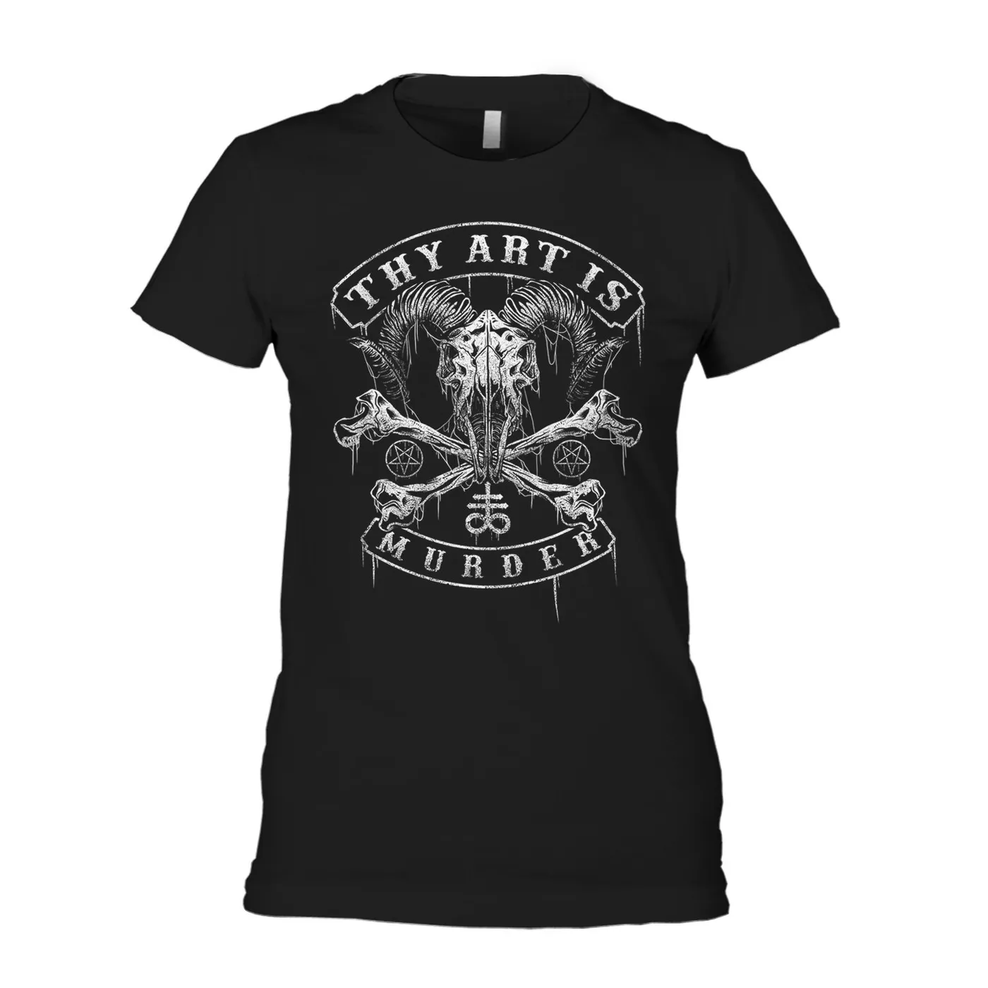 Thy Art Is Murder "Baphomet Skull" Girls T-shirt