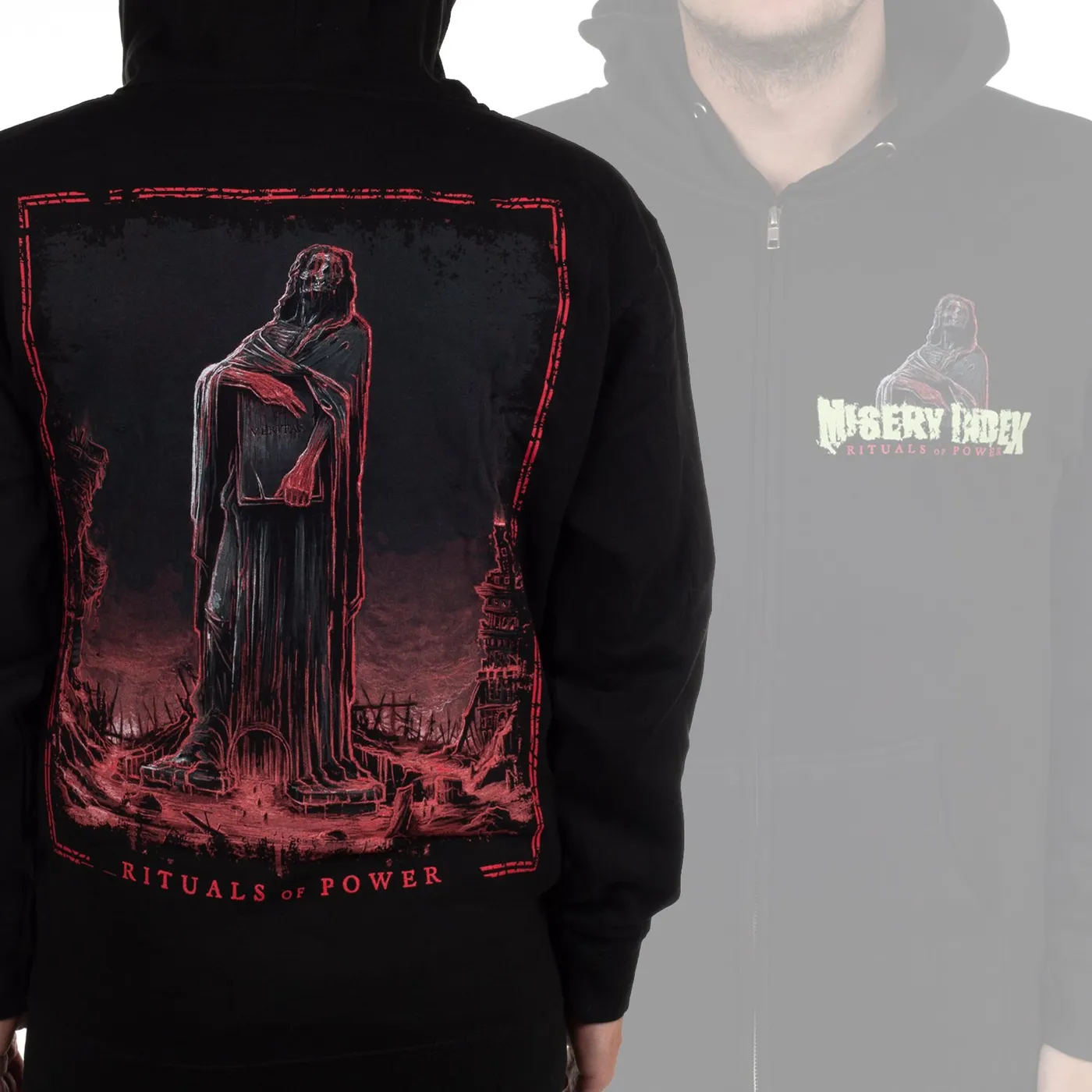 Misery Index "Rituals Of Power" Zip Hoodie
