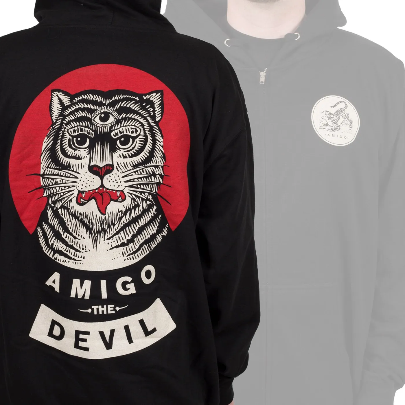 Amigo The Devil "Tiger" Zip Hoodie