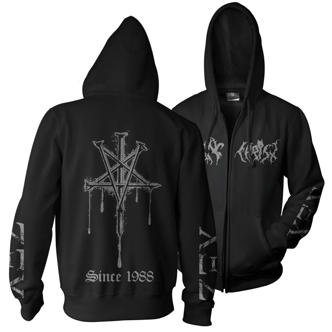 Rotting Christ "Logo" Zip Hoodie