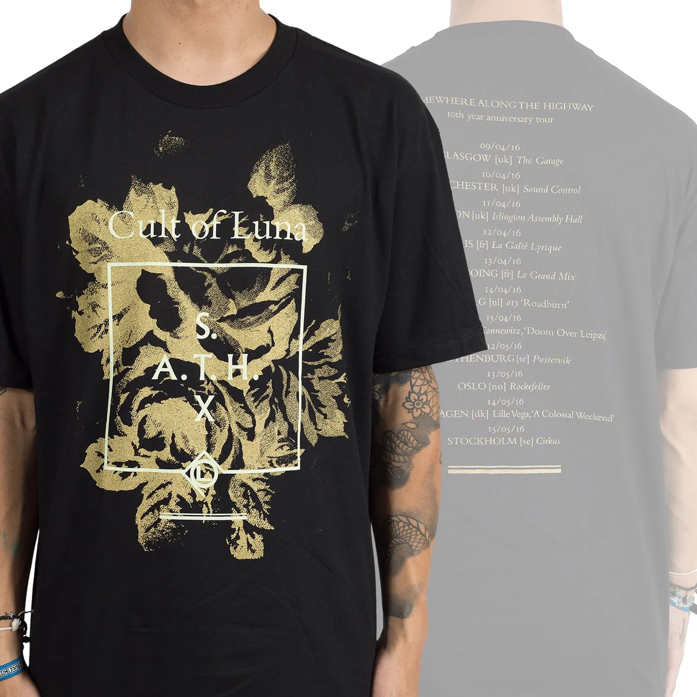 Cult Of Luna "Somewhere Along The Highway - 10th anniversary - Euro tour" T-Shirt
