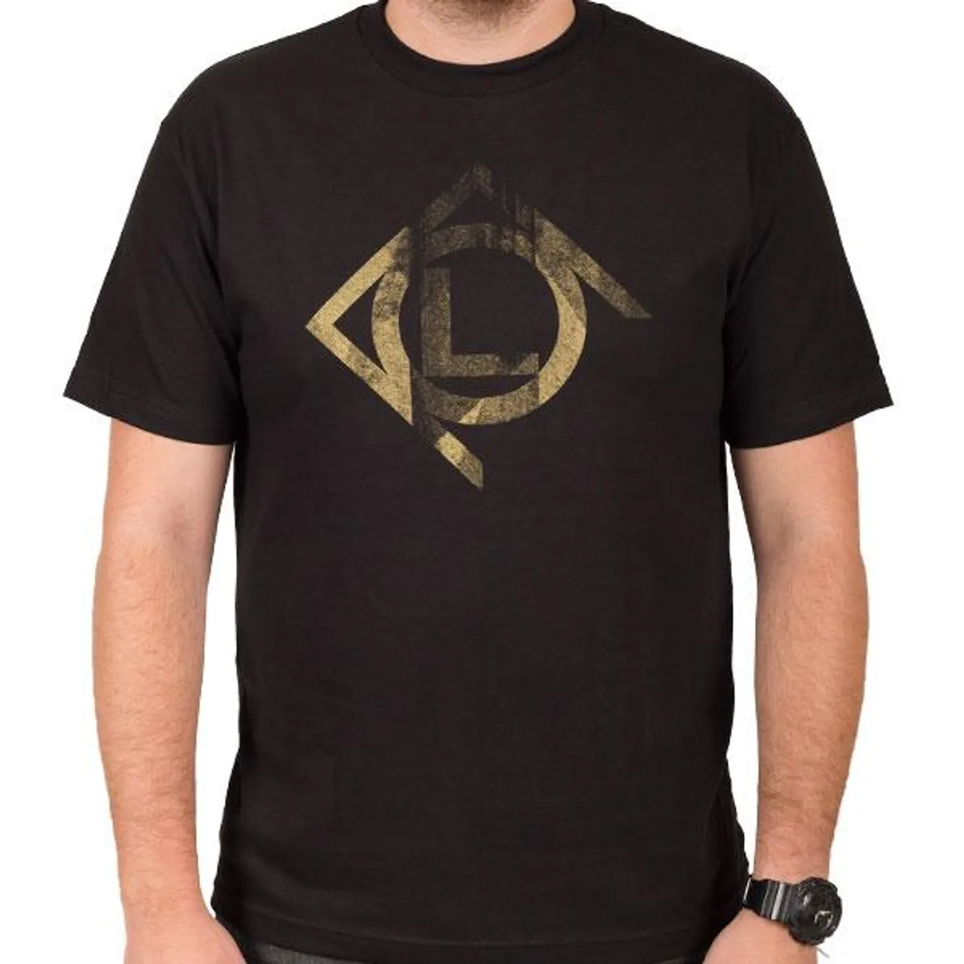 Cult Of Luna "Vertikal Lines Logo Gold" T-Shirt