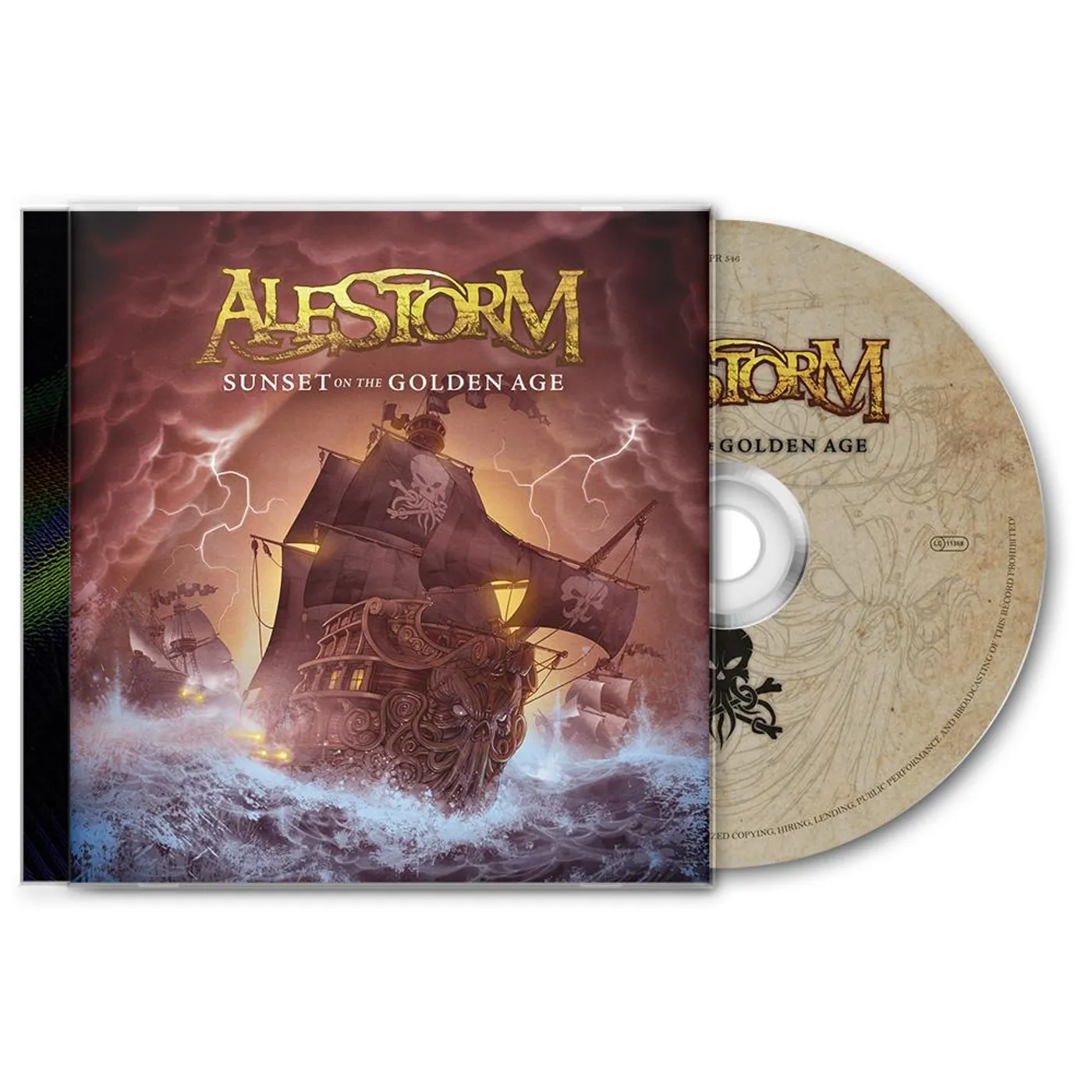 Alestorm "Sunset On The Golden Age" CD