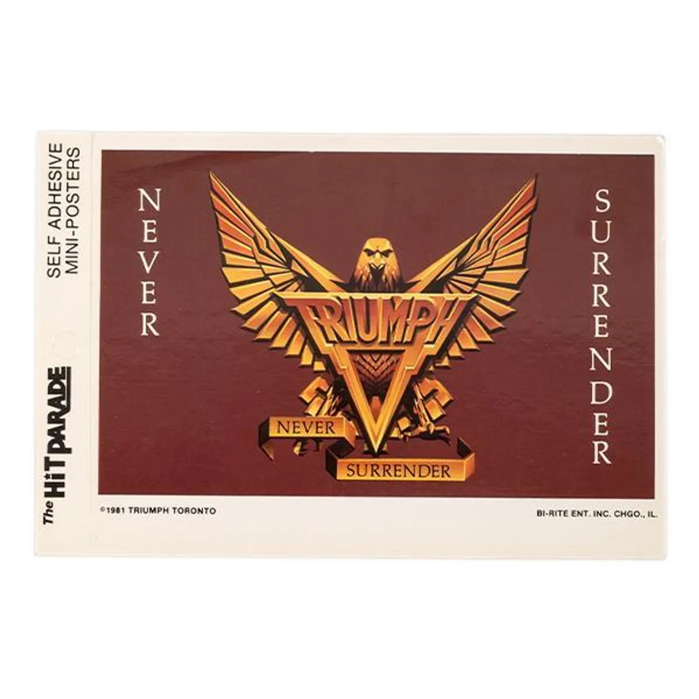 Triumph "Vintage Postcard Sticker" Stickers & Decals