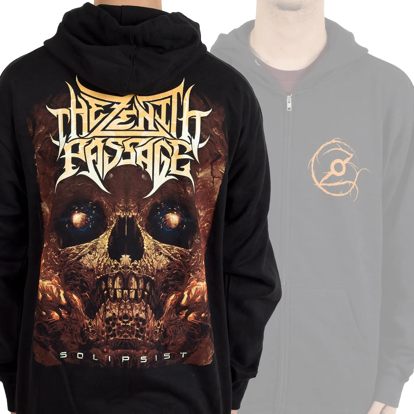 The Zenith Passage "Flesh Mirror Face" Zip Hoodie