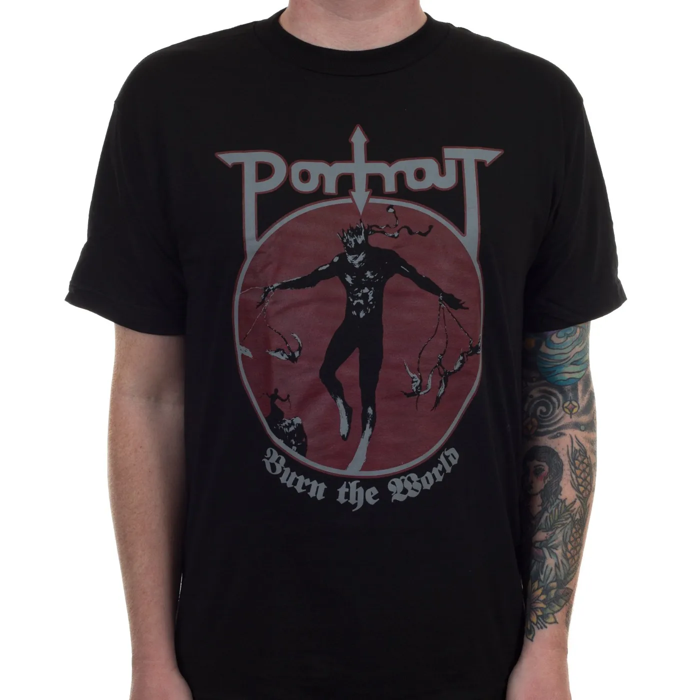 Portrait "Burn the World" T-Shirt