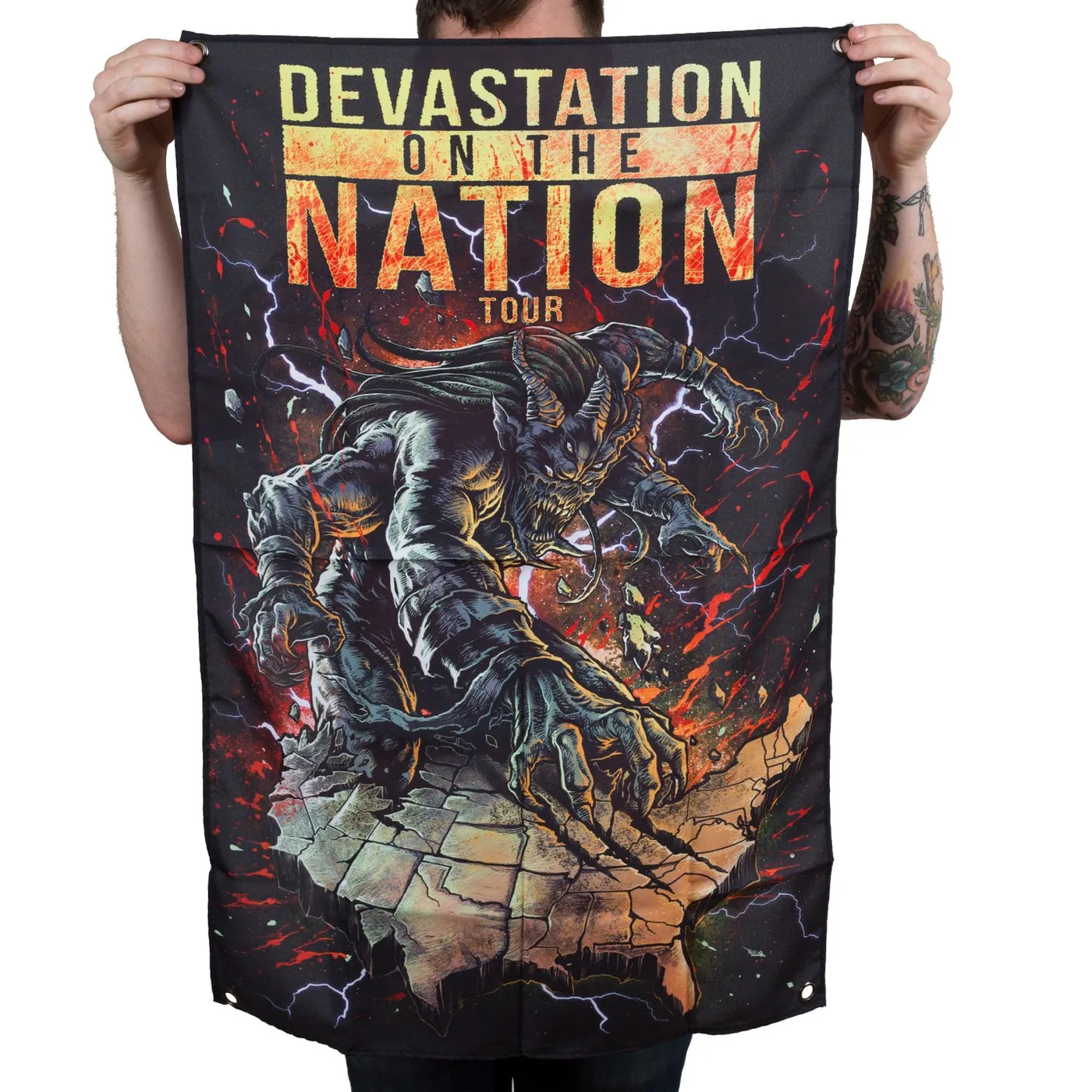 Devastation on the Nation "Devastation on the Nation III" Flag