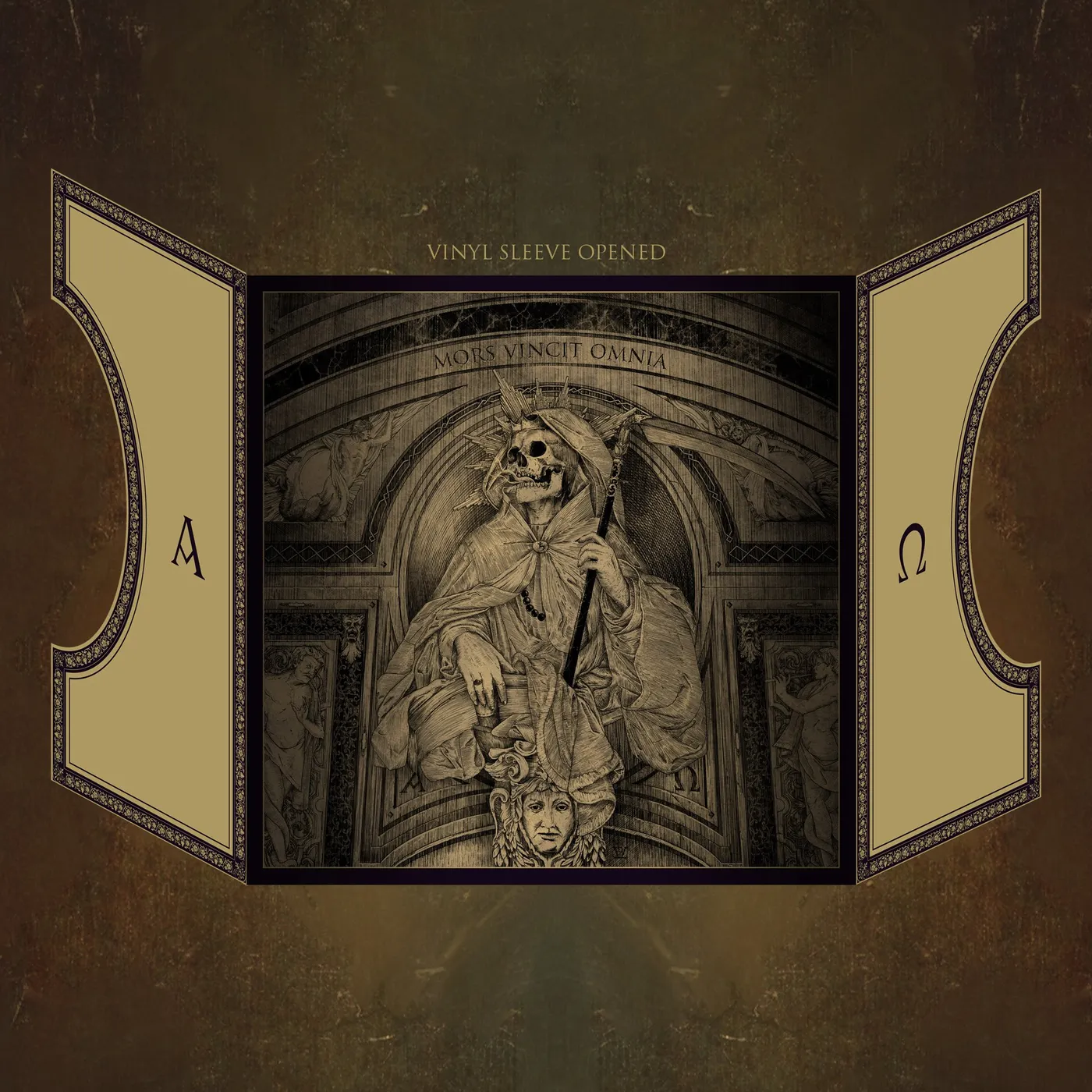 Crimson Moon "Mors Vincit Omnia (gold vinyl)" Limited Edition 2x12"