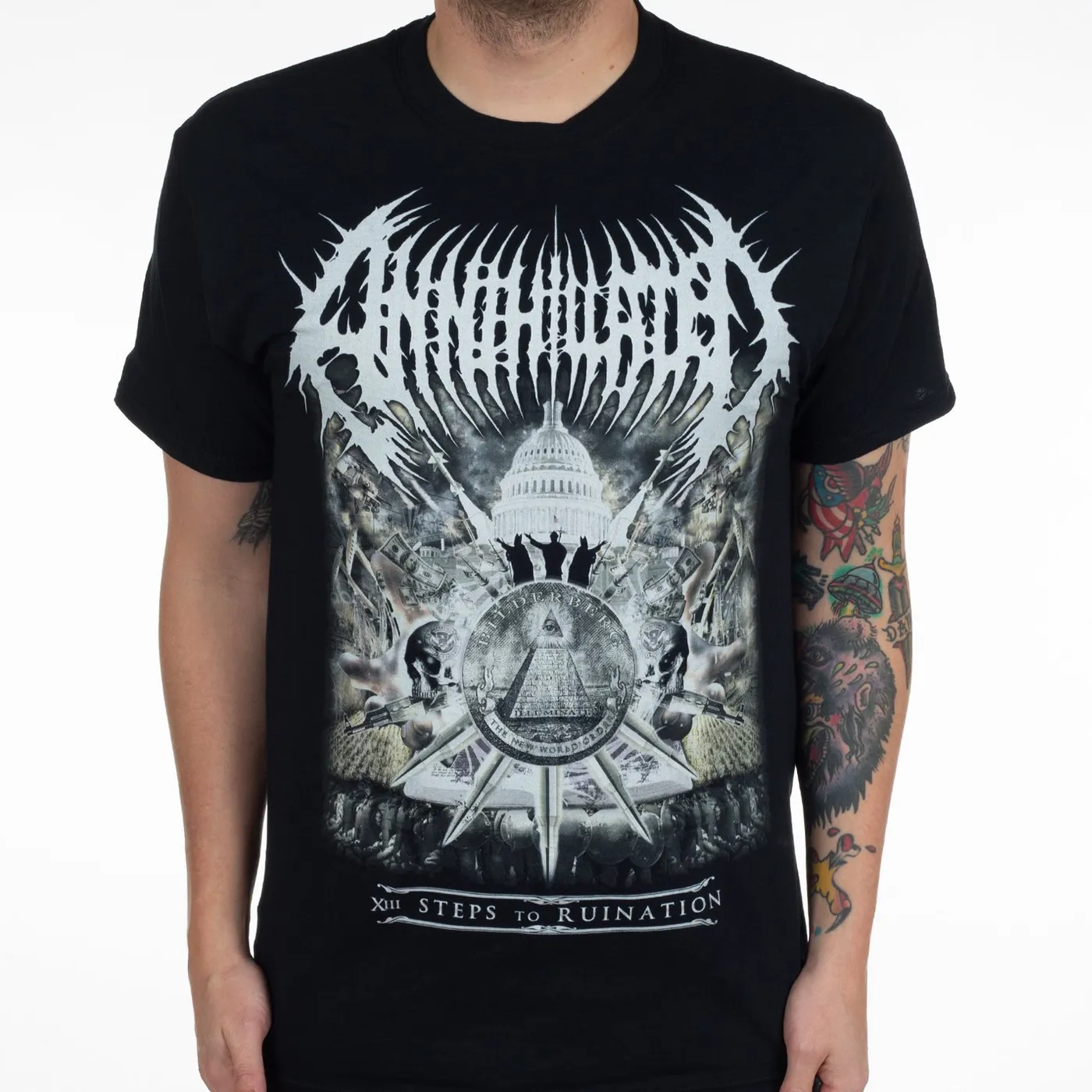 The Annihilated "XIII Steps to Ruination" T-Shirt