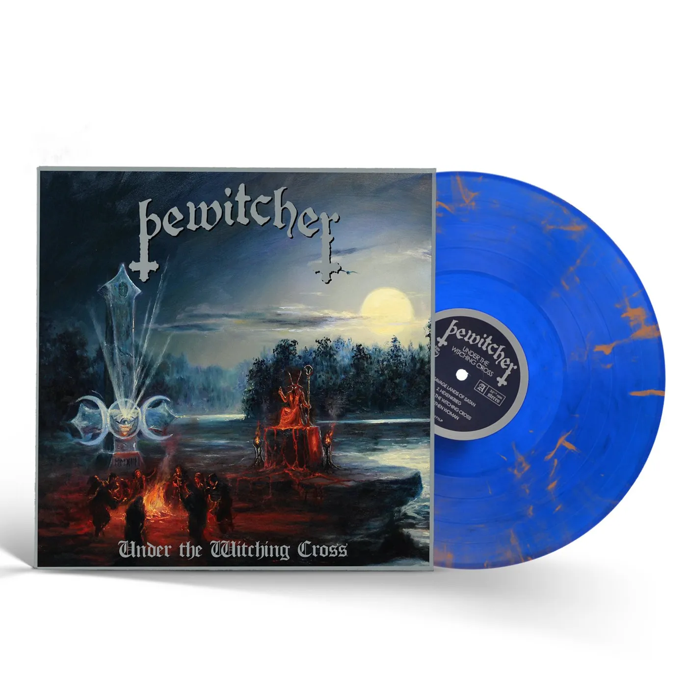 Bewitcher "Under The Witching Cross (Blue/Orange Smoke)" 12"