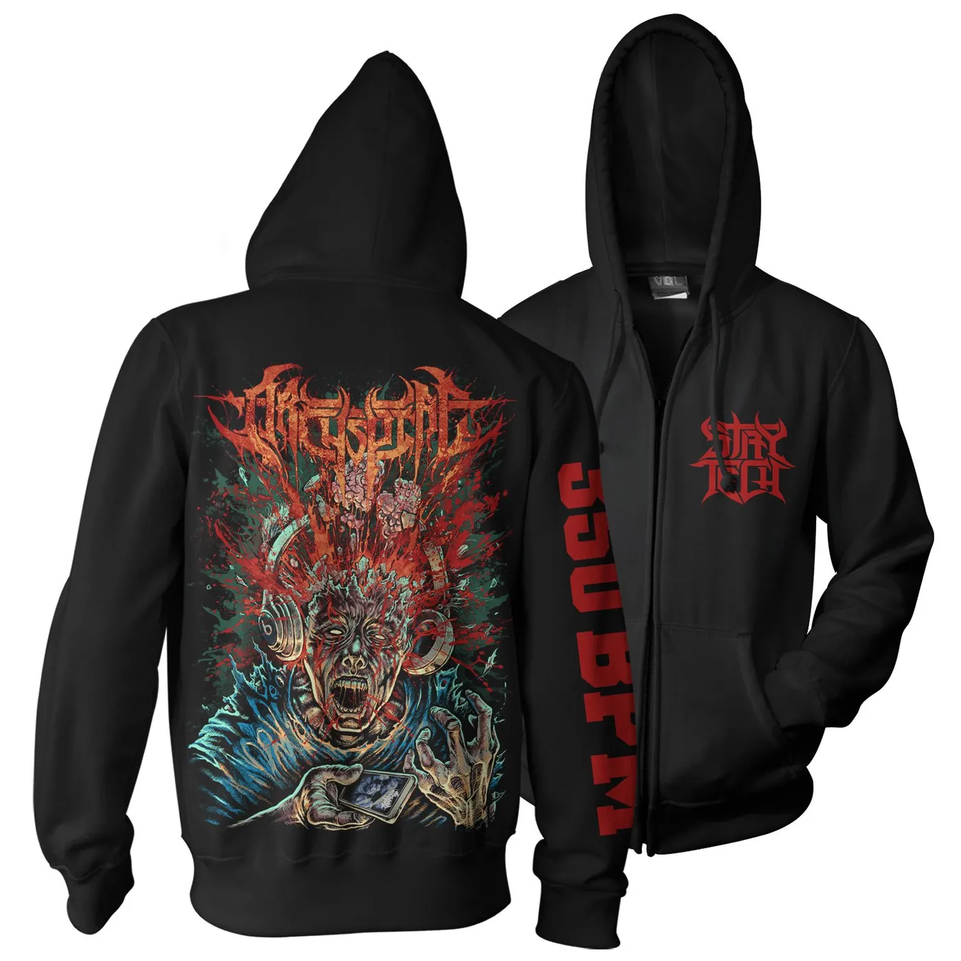 Archspire "Mind=Blown" Zip Hoodie